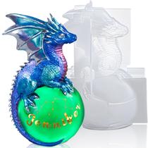 Molde de Resina LET'S RESIN Dragón con Capacidad de 18 fl.oz Molde de Resina LET'S RESIN Dragón con Capacidad de 18 fl.oz