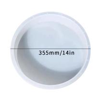 Molde de Resina para Mesa Retangular e Redonda (60cm) - Molde de Silicone Ocean