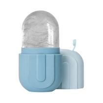 Molde De Rolinho De Gelo De Silicone Reutilizável Massageador Facial Para Cuidados Com a Pele Mantém