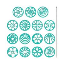 Molde De Sabão Acrílico Kaleidoscope 15 Peças Com Bastão De 11,8 Polegadas Para Fazer Sabão E Velas Molde De Sabão Acrílico Kaleidoscope 15 Peças Com Bastão De 11,8 Polegadas Para Fazer Sabão E Velas