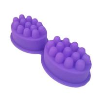 Molde De Sabão De Massagem Oval Feito À Mão Em Silicone Com 9 Seções Para Banho E Beleza DIY