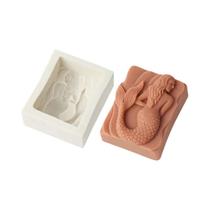 Molde De Sabão De Silicone 3D De Sereia, Deusa Do Oceano, Para Fazer Chocolate, Decoração De Casa,