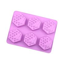 Molde De Sabão Em Silicone Com 6 Cavidades Para Sabão Artesanal, Bastão De Loção, Cera Derretida E