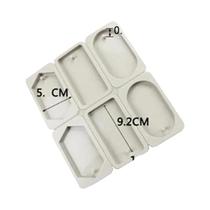 Molde de sabão formas de silicone fazendo artesanal hexagonal aromaterapia cera gesso sabão epóxi