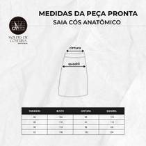 Molde de saia cós anatômico tamanho 46 ao 52 by Marlene Mukai - EDITORA CLUBE DA COSTUREIRA (TOLEDO - PR)