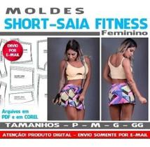 Molde De Short Saia Fitnes Envio Por Correios