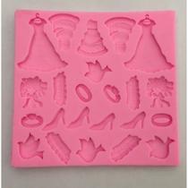 Molde de Siicone Casamento e Noivado Molde de Siicone Casamento e Noivado