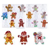Molde de Silicona para Manualidades LET'S RESIN con 18 Cavidades para Adornos Navideños Molde de Silicona para Manualidades LET'S RESIN con 18 Cavidades para Adornos Navideños