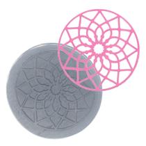 Molde De Silicone 119 - Renda Redonda Mandala - Renda Molde De Silicone 119 - Renda Redonda Mandala - Renda