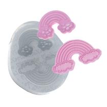 Molde De Silicone 131 - Arco Íris Duplo - Bebê Flexarte Molde De Silicone 131 - Arco Íris Duplo - Bebê Flexarte
