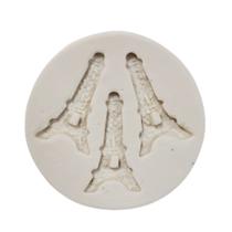 Molde De Silicone - 1397 - Torres Eiffel - 1 unidade - Mazulli - Rizzo