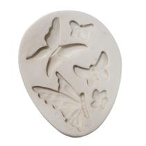 Molde De Silicone - 1628 - Borboletas - 1 unidade - Mazulli - Rizzo