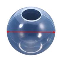 Molde De Silicone 20-100mm Forma De Bola 3D Planeta Resina Epóxi Ferramentas De Artesanato Decoração