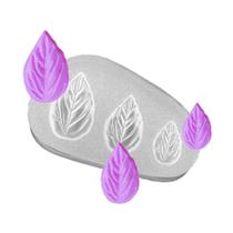 Molde De Silicone 202 - Folhas - Flexarte