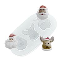 Molde De Silicone 233 - Trio De Natal 5 - Natal - Flexarte