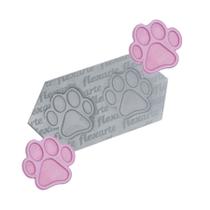 Molde De Silicone 336 - Patinhas Cachorro Md. - Animais Pet