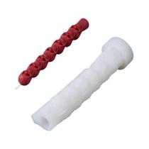 Molde De Silicone 3D De Abóbora Caveira Para Halloween, Para Fabricação Artesanal De Velas, Cimento