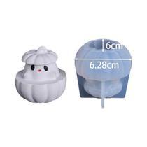Molde De Silicone 3D De Abóbora Fantasma Para Halloween, Para Fazer Velas, Sabonetes E Artesanato Em
