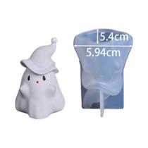 Molde De Silicone 3D De Abóbora Fantasma Para Halloween Para Fazer Velas, Sabonetes E Artesanato Em