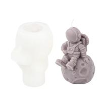Molde De Silicone 3D De Astronauta Para Velas, Ferramenta De Decoração DIY De Gesso Para Molde De Silicone 3D De Astronauta Para Velas, Ferramenta De Decoração DIY De Gesso Para