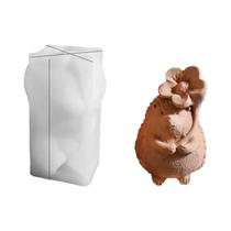 Molde De Silicone 3D De Capivara Flexível Reutilizável Antiaderente Para Bolo, Sorvete, Pudim E