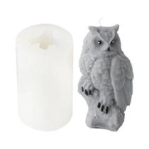 Molde De Silicone 3D De Coruja Fofa Para Velas, Sabonetes Artesanais E Resina - Decoração De Casa E Molde De Silicone 3D De Coruja Fofa Para Velas, Sabonetes Artesanais E Resina - Decoração De Casa E