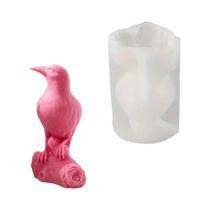 Molde De Silicone 3D De Corvo Para Velas Aromáticas Artesanais, Decoração Criativa De Mesa Com