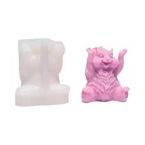 Molde De Silicone 3D De Esquilo Fofo Para Vela De Aromaterapia, Gel, Pedra Expandida E Ornamento De