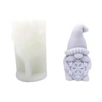 Molde De Silicone 3D De Natal: Anão Abraçando Floco De Neve, Papai Noel, Para Artesanato, Gesso, Molde De Silicone 3D De Natal: Anão Abraçando Floco De Neve, Papai Noel, Para Artesanato, Gesso,