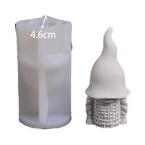 Molde De Silicone 3D De Papai Noel Sem Rosto Para Velas DIY, Sabonetes, Artesanato Em Resina E