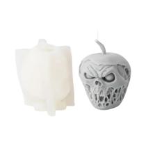 Molde De Silicone 3D De Vela De Guerreiro Fantasma Com Tema De Terror, Ferramenta De Artesanato Em Molde De Silicone 3D De Vela De Guerreiro Fantasma Com Tema De Terror, Ferramenta De Artesanato Em