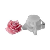 Molde De Silicone 3D Em Forma De Rosa Para DIY, Para Sabonete, Resina, Gesso, Artesanato, Fabricação Molde De Silicone 3D Em Forma De Rosa Para DIY, Para Sabonete, Resina, Gesso, Artesanato, Fabricação
