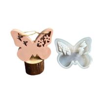 Molde De Silicone 3D Fofo De Pássaro, Borboleta E Animal Para Gesso, Resina E Argila - Decoração DIY