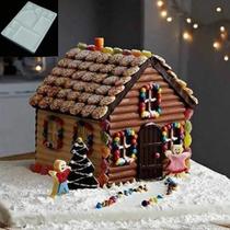 Molde De Silicone 3D Para Decoração De Bolos Em Forma De Porta De Casa Para Biscoitos De Gengibre, Molde De Silicone 3D Para Decoração De Bolos Em Forma De Porta De Casa Para Biscoitos De Gengibre,