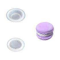 Molde De Silicone 3D Para Macaron Para Velas, Sabonetes, Fondant, Bolos, Chocolates, Doces,