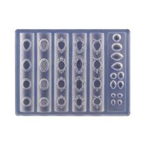 Molde De Silicone 3D Para Unhas Com Boneco De Neve, Árvore E Flocos De Neve De Natal, Decorações Molde De Silicone 3D Para Unhas Com Boneco De Neve, Árvore E Flocos De Neve De Natal, Decorações