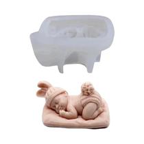 Molde De Silicone 3D Para Velas De Bebê Para DIY Retrato Infantil Gesso Sabão Resina Chocolate Molde De Silicone 3D Para Velas De Bebê Para DIY Retrato Infantil Gesso Sabão Resina Chocolate