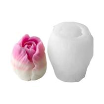 Molde De Silicone 3D Tulipa Para Velas DIY, Sabonetes Artesanais, Resina E Artesanato - Suprimentos