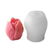 Molde De Silicone 3D Tulipa Para Velas DIY, Sabonetes Artesanais, Resina E Artesanato - Suprimentos