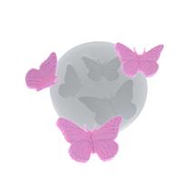 Molde De Silicone 402 - Trio De Borboletas Animais Flexarte Molde De Silicone 402 - Trio De Borboletas Animais Flexarte