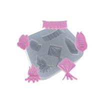 Molde De Silicone 416 Festa Junina Balão Fogueira Diversos