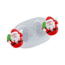 Molde De Silicone 461 - Dupla Papai Noel Jultomten - Natal