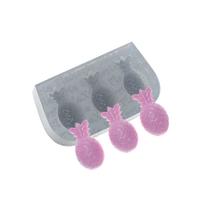 Molde De Silicone 524 - Trio De Abacaxis - Cozinha Flexarte Molde De Silicone 524 - Trio De Abacaxis - Cozinha Flexarte