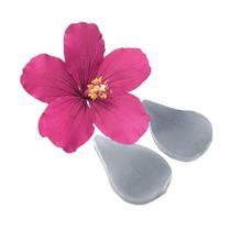 Molde De Silicone 544 - Marcador De Hibisco - Flor Flexarte