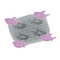 Molde De Silicone 595 - Mini Tubarões - Fundo Do Mar Molde De Silicone 595 - Mini Tubarões - Fundo Do Mar