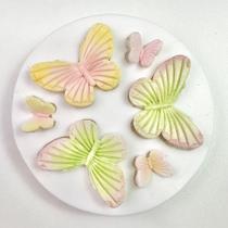 Molde de Silicone 6 Borboletas