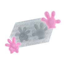 Molde De Silicone 763 - Dupla De Mãozinhas Ratinho Flexarte Molde De Silicone 763 - Dupla De Mãozinhas Ratinho Flexarte