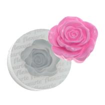 Molde De Silicone 809 - Rosa Beverley - Flor - Flexarte Molde De Silicone 809 - Rosa Beverley - Flor - Flexarte