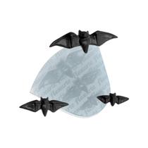 Molde De Silicone 876 - Trio De Morcegos De Halloween Molde De Silicone 876 - Trio De Morcegos De Halloween