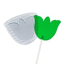 Molde De Silicone 909 - Pirulito De Tulipa - 5cm - Flexarte